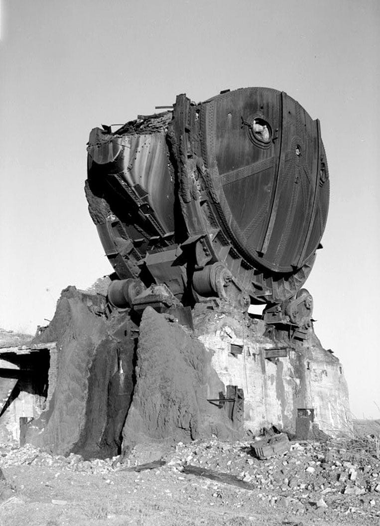 Tennessee Coal & Iron Company, Ensley Works, Open Hearth Furnace (Ruins), West of Ensley commercial & residential districts, Birmingham, Jefferson County, AL 3