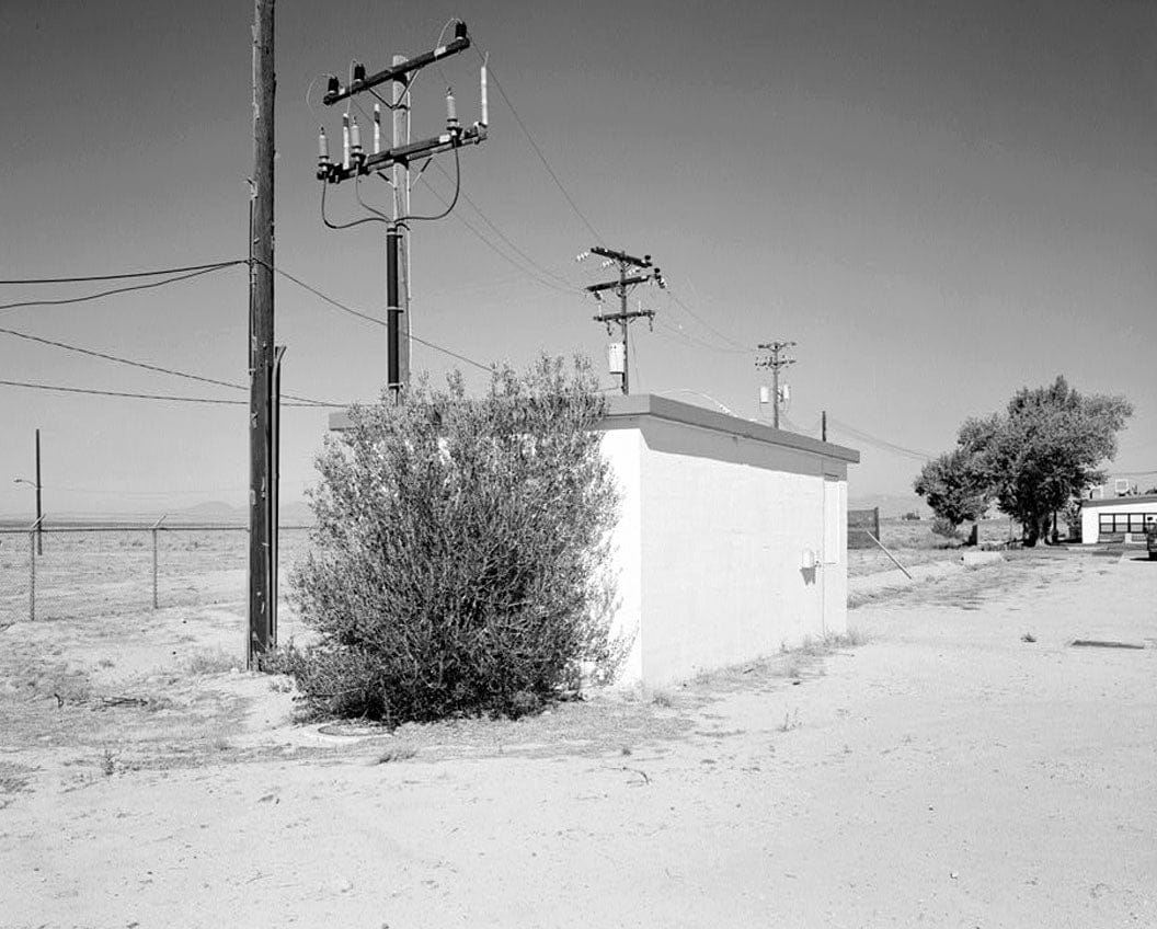 Historic Photo : Edwards Air Force Base, North Base, Utility Vault, End of First Street, Boron, Kern County, CA 1 Photograph