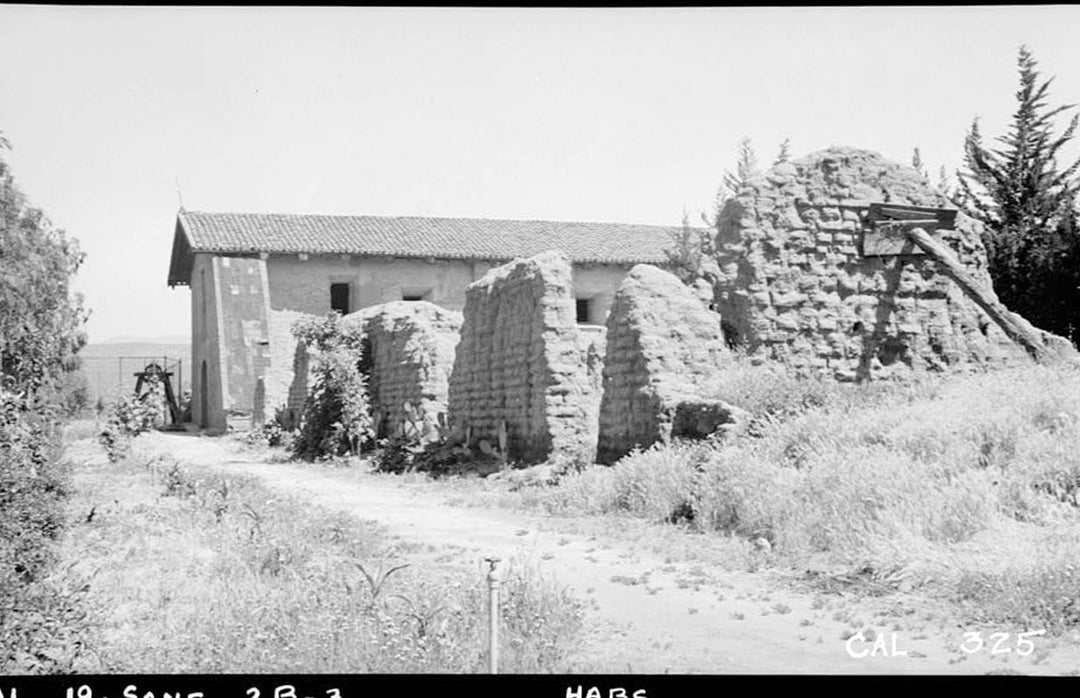Historic Photo : Mission San Fernando Rey de Espana, Church, Mission Road, San Fernando, Los Angeles County, CA 2 Photograph