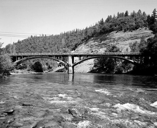 Historic Photo : Chili Bar Bridge, Spanning South Fork of American River at State Highway 193, Placerville, El Dorado County, CA 4 Photograph