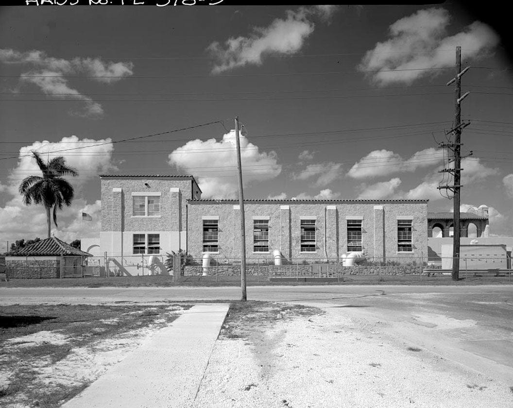 Historic Photo : Miami Municipal Water Softening Plant, 700 West Second Avenue, Hialeah, Miami-Dade County, FL 2 Photograph