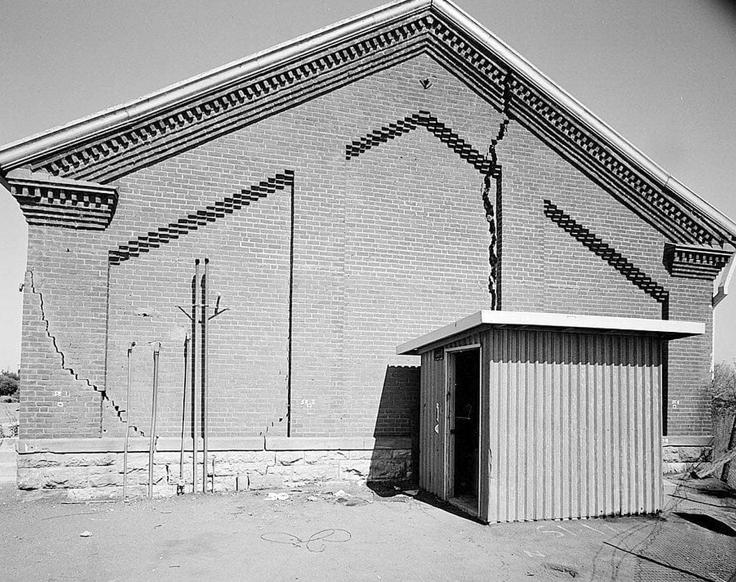 Historic Photo : Benicia Arsenal, Powder Magazine No. 5, Junction of Interstate Highways 680 & 780, Benicia, Solano County, CA 1 Photograph