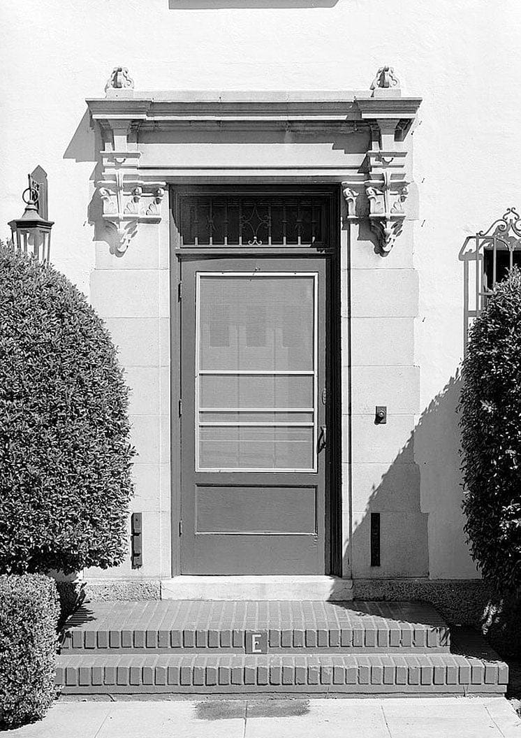 Historic Photo : U.S. Naval Hospital, Double Quarters, Park Boulevard, Balboa Park, San Diego, San Diego County, CA 1 Photograph