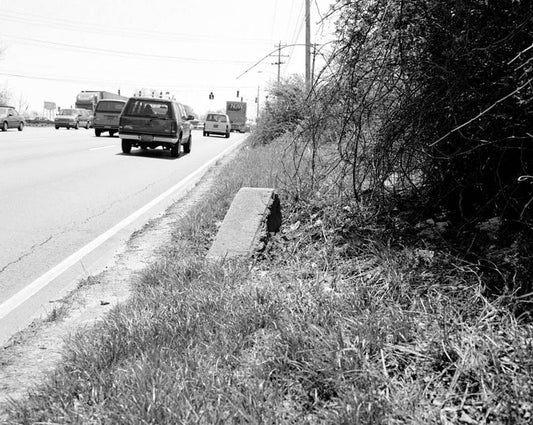 Historic Photo : Concord Pike Milestone, West side of U.S. Route 202, .7 mile north of Rockland Road, Wilmington, New Castle County, DE 1 Photograph