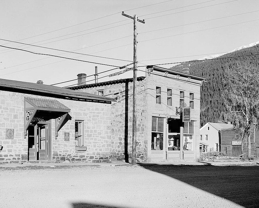 Historic Photo : Silverton Historic District, East Thirteenth & Green Streets (Commercial Building), East Thirteenh & Green Streets, Silverton, San Juan County, CO 1 Photograph