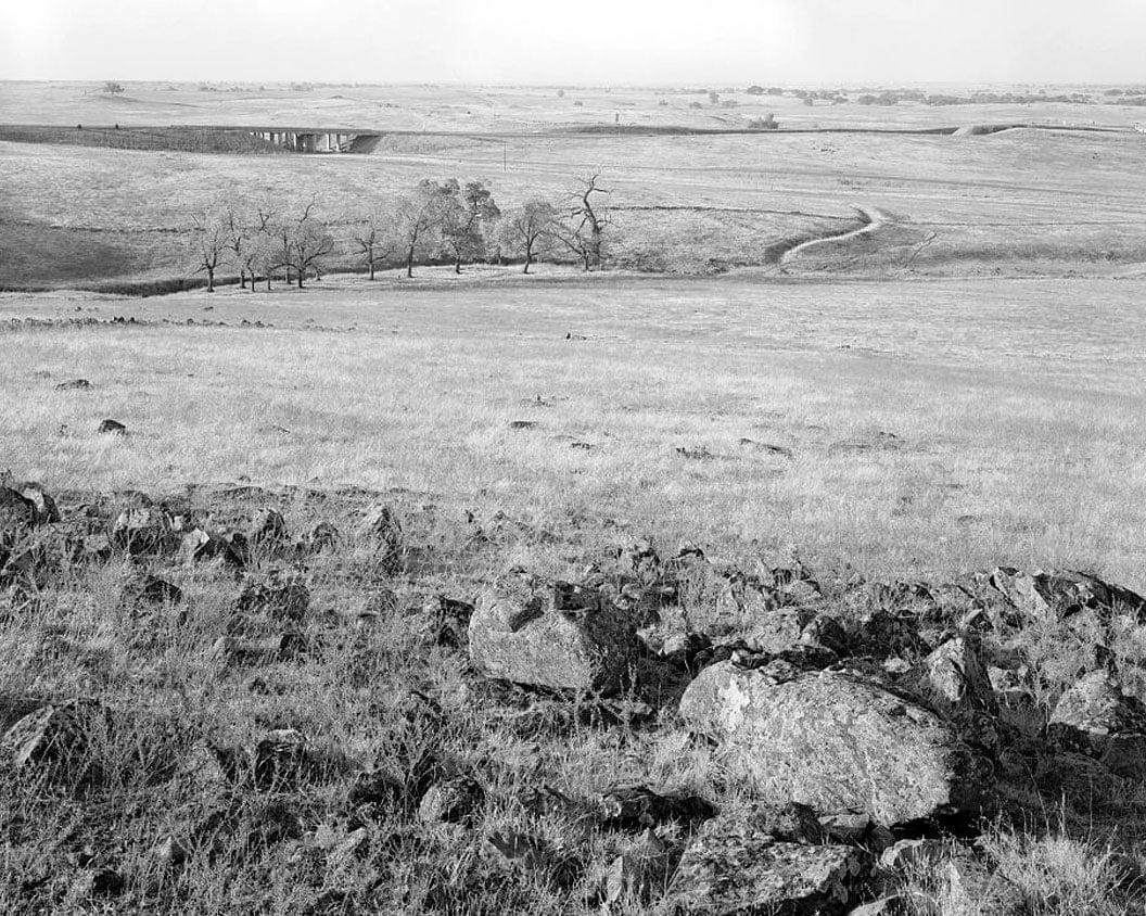 Historic Photo : Keefe-McDerby Mine Ditch, East of East Bidwell Street between Clarksville Road & Highway 50, Folsom, Sacramento County, CA 2 Photograph