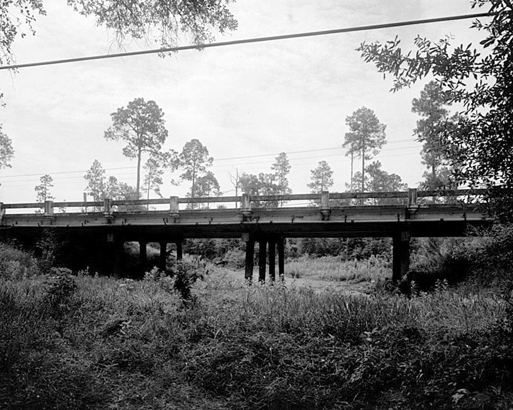Historic Photo : Georgia DOT Bridge No. 201-00091-01541N, Spanning Big Drain Creek at State Route 91, Colquitt, Miller County, GA 1 Photograph