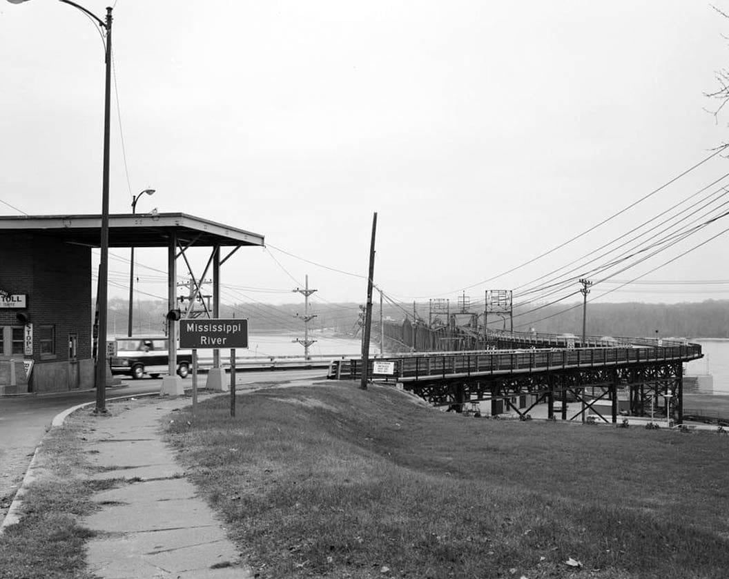 Historic Photo : Keokuk & Hamilton Bridge, Spanning Mississippi River, Keokuk, Lee County, IA 3 Photograph