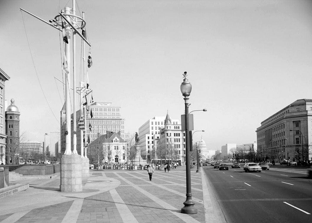 Historic Photo : Market Square, Washington, District of Columbia, DC 1 Photograph