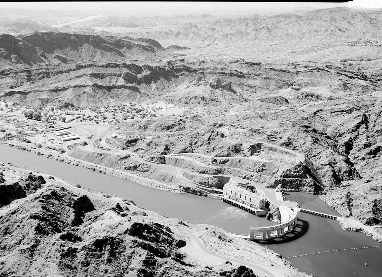 Historic Photo : Parker Dam, Spanning Colorado River between AZ & CA, Parker, La Paz County, AZ 4 Photograph