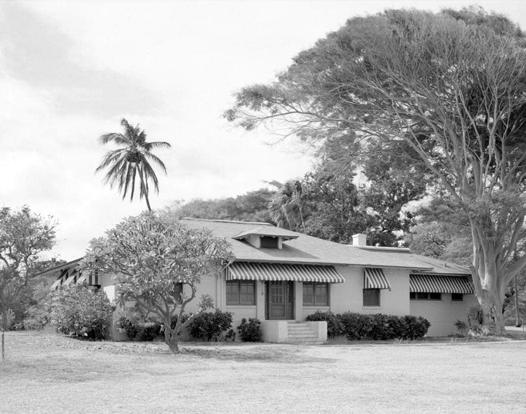 Historic Photo : Naval Magazine Lualualei, West Loch Branch, Officer's Quarters, End of B Avenue, Pearl City, Honolulu County, HI 1 Photograph