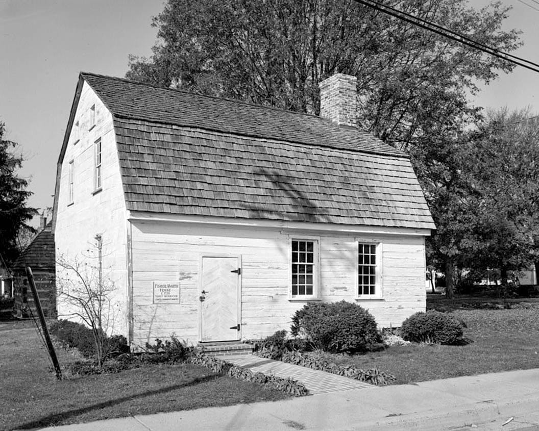 Historic Photo : White Meadow Farm, State Roads 290 & 262 (moved to Lewes, DE), Cool Spring, Sussex County, DE 6 Photograph