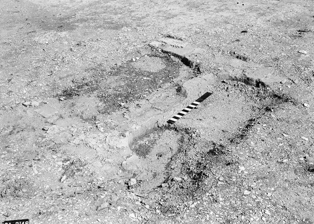 Historic Photo : Fort Frederica, Barracks (Ruins), Saint Simons Island, Glynn County, GA 2 Photograph