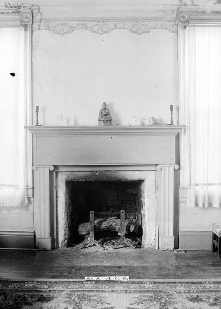 Historic Photo : Doctor Glover House, Weaver Road, Weaver, Calhoun County, AL 3 Photograph