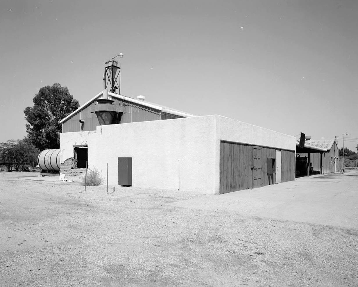 Historic Photo : Tucson Plant Material Center, Machinery Shed, 3241 North Romero Road, Tucson, Pima County, AZ 3 Photograph