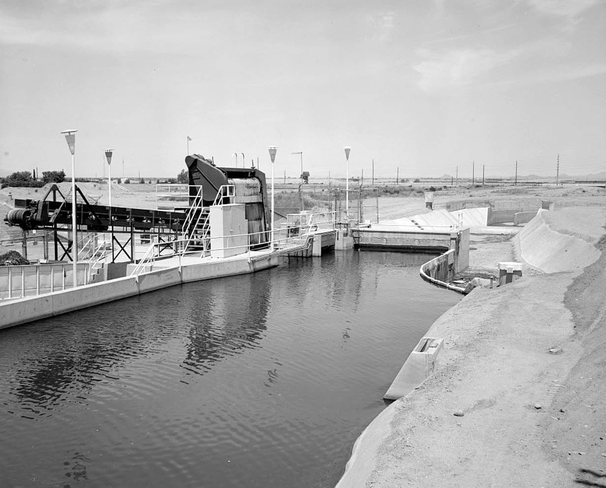 Historic Photo : Arizona Canal, North of Salt River, Phoenix, Maricopa County, AZ 10 Photograph