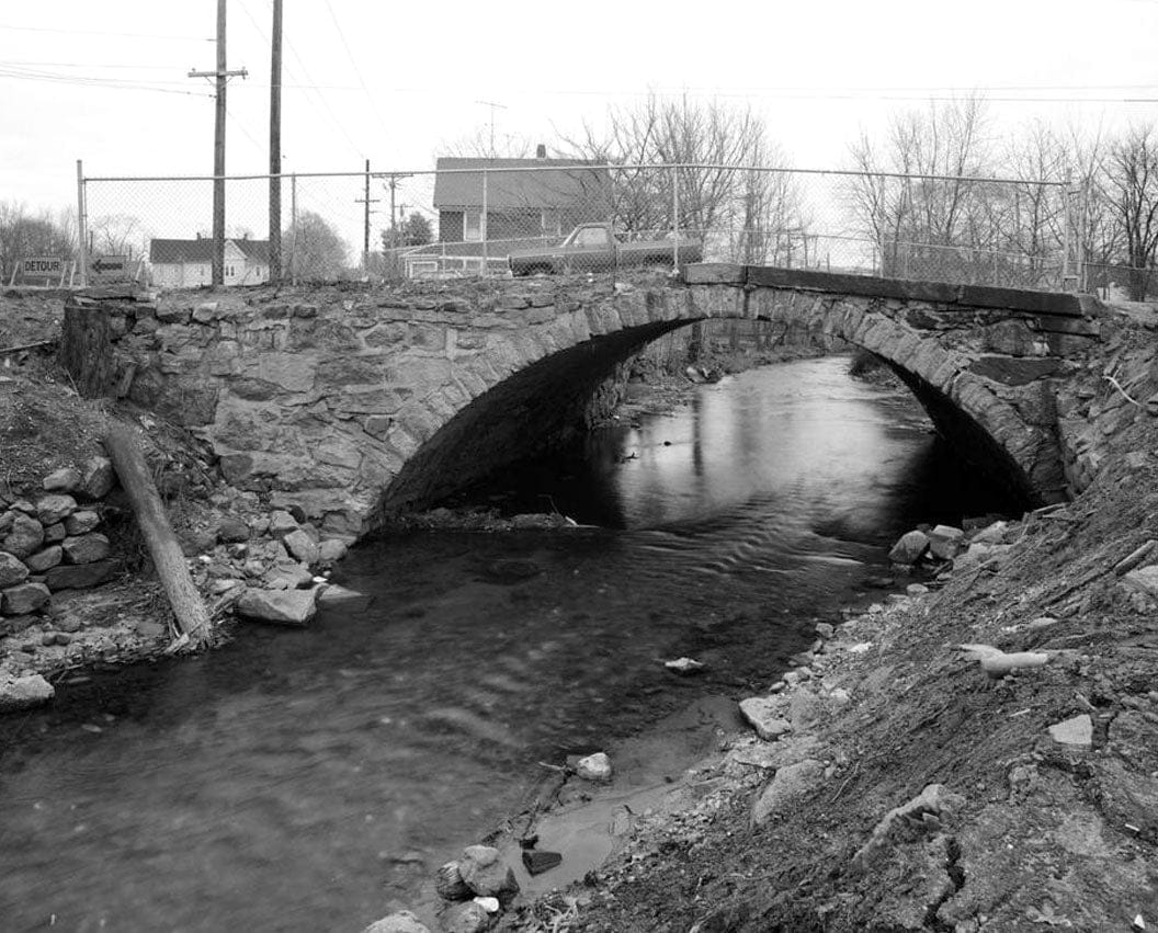 Historic Photo : Patch Street Bridge, Spanning Kohanza Brook on Patch Street, Danbury, Fairfield County, CT 3 Photograph
