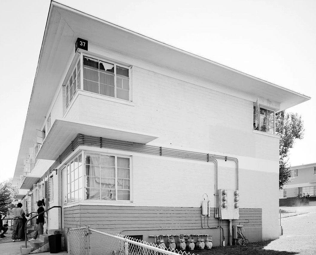 Historic Photo : Harbor Hills Housing Project, Two Story Townhouse Type, 26607 Western Avenue, Lomita, Los Angeles County, CA 2 Photograph