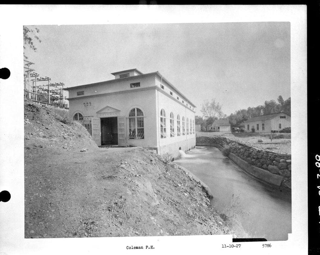 Historic Photo : Battle Creek Hydroelectric System, Battle Creek & Tributaries, Red Bluff, Tehama County, CA 7 Photograph