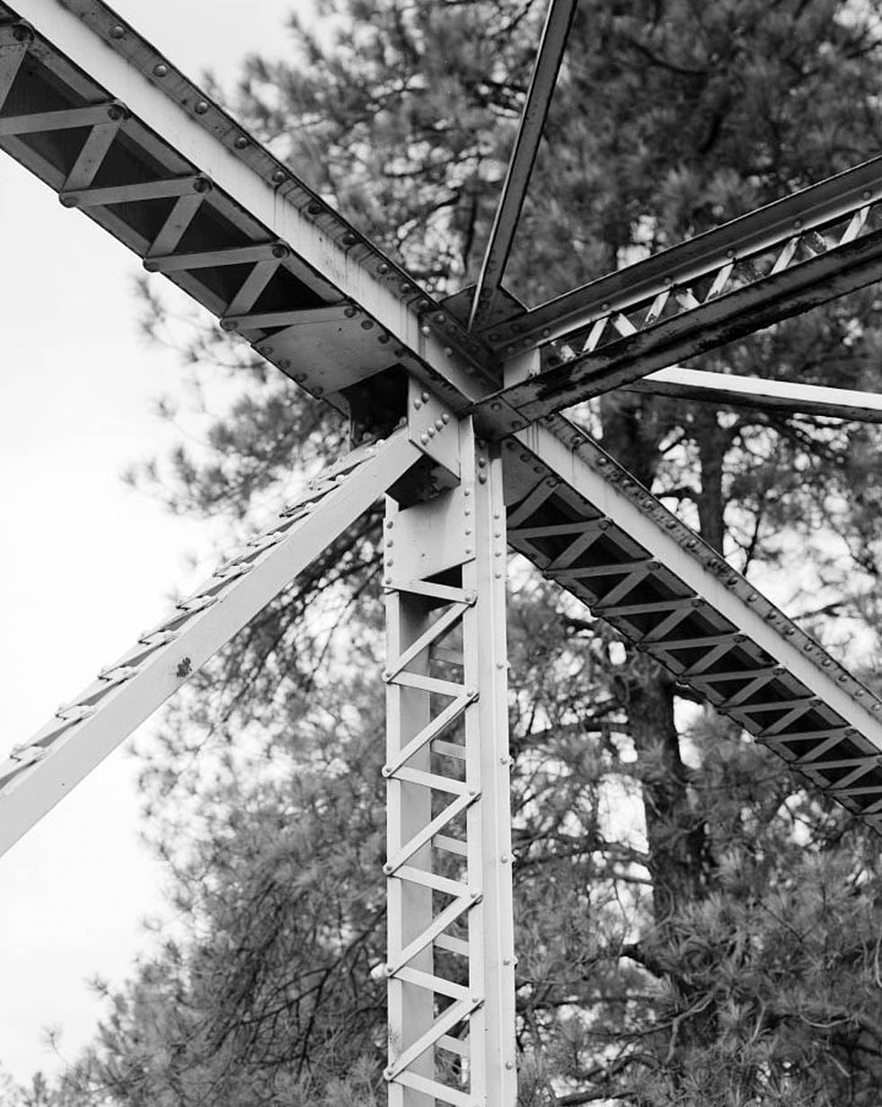 Historic Photo : Whispering Pines Bridge, Spanning East Verde River at Forest Service Control Road, Payson, Gila County, AZ 7 Photograph