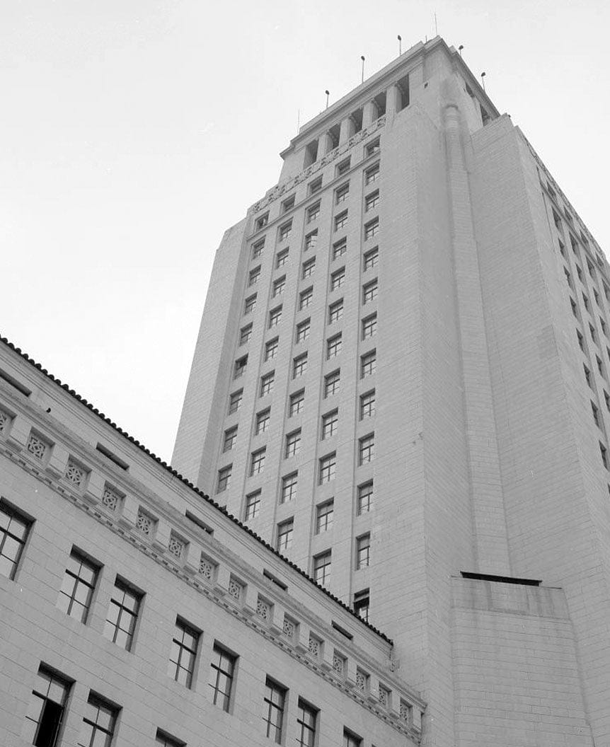 Historic Photo : Los Angeles City Hall, 200 North Spring Street, Los Angeles, Los Angeles County, CA 88 Photograph