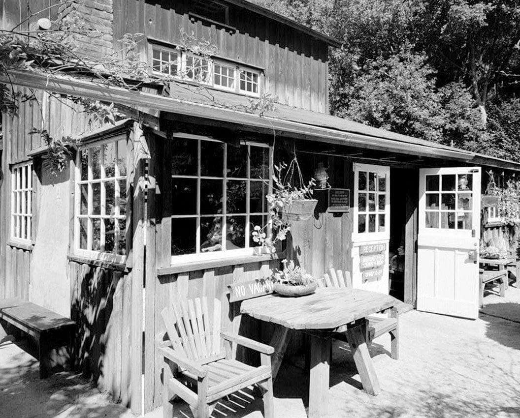 Historic Photo : Deetjen's Big Sur Inn, Big Sur Inn Building, East Side of State Highway 1, Big Sur, Monterey County, CA 5 Photograph