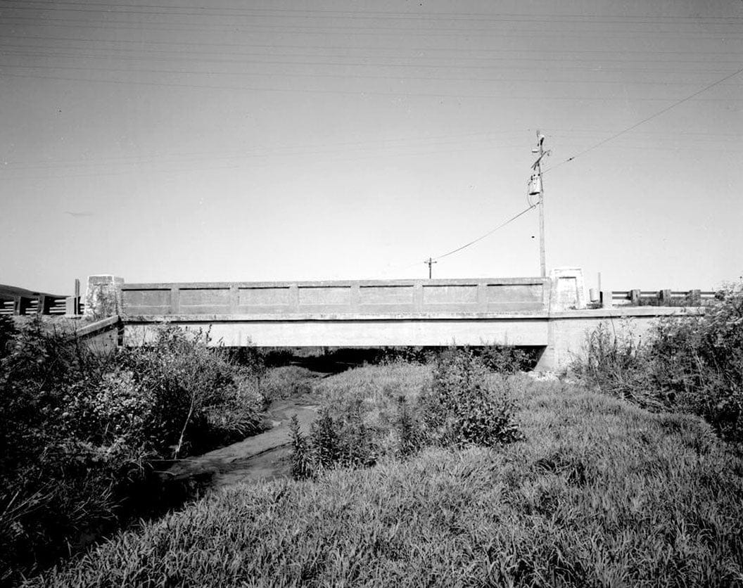 Historic Photo : San Antonio Creek Bridge, State Highway 1, Lompoc, Santa Barbara County, CA 1 Photograph