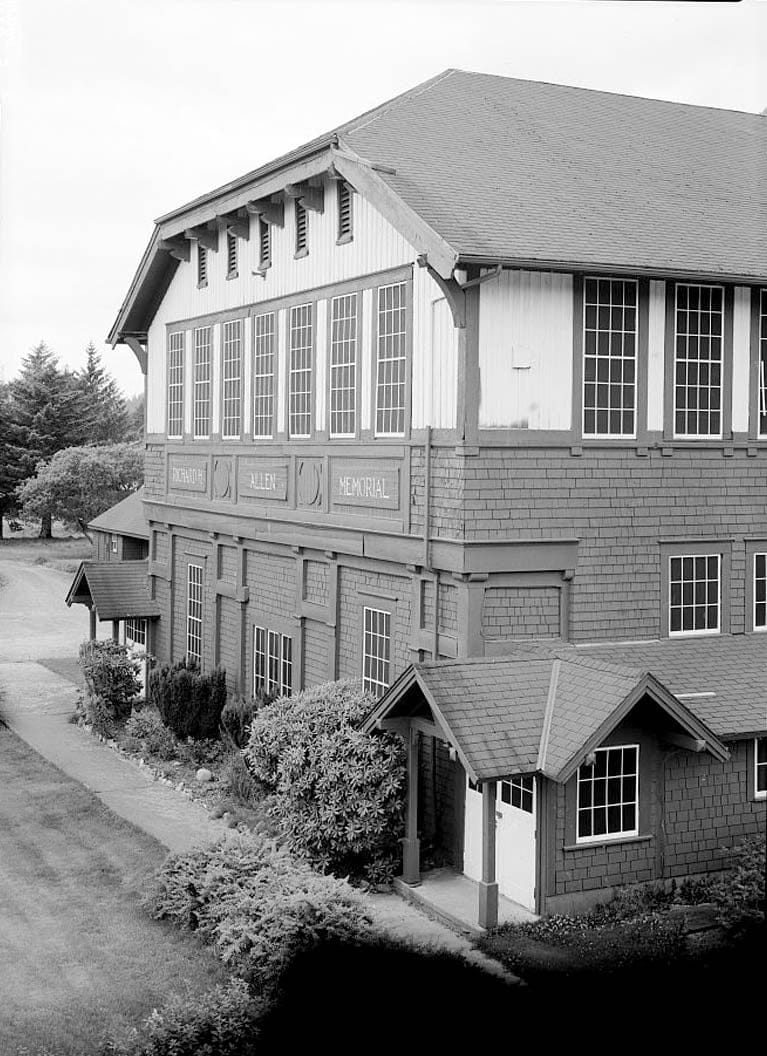 Historic Photo : Sheldon Jackson College, Richard H. Allen Memorial Hall, Lincoln Street, Sitka, Sitka Borough, AK 12 Photograph
