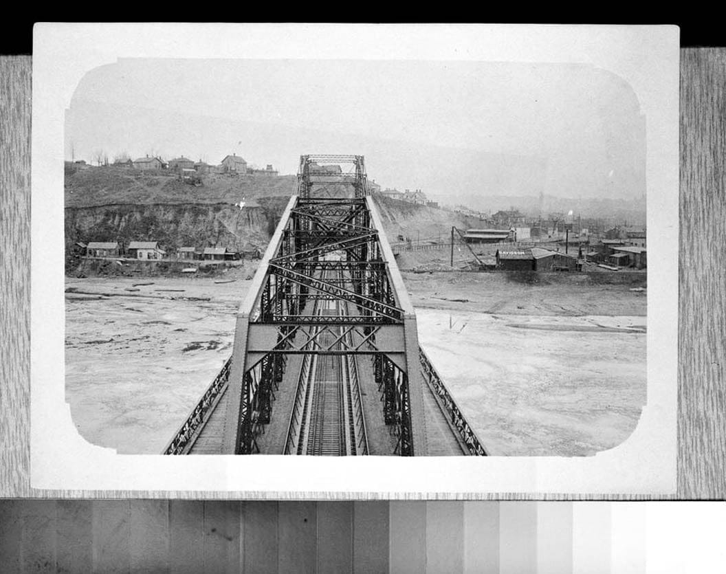 Historic Photo : Pacific Shortline Bridge, U.S. Route 20,spanning Missouri River, Sioux City, Woodbury County, IA 10 Photograph