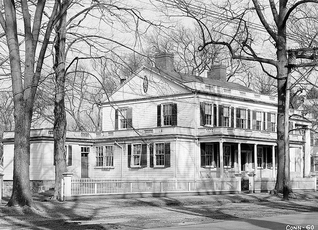Historic Photo : Judge Roger M. Sherman House, 500 Old Post Road, Fairfield, Fairfield County, CT 1 Photograph