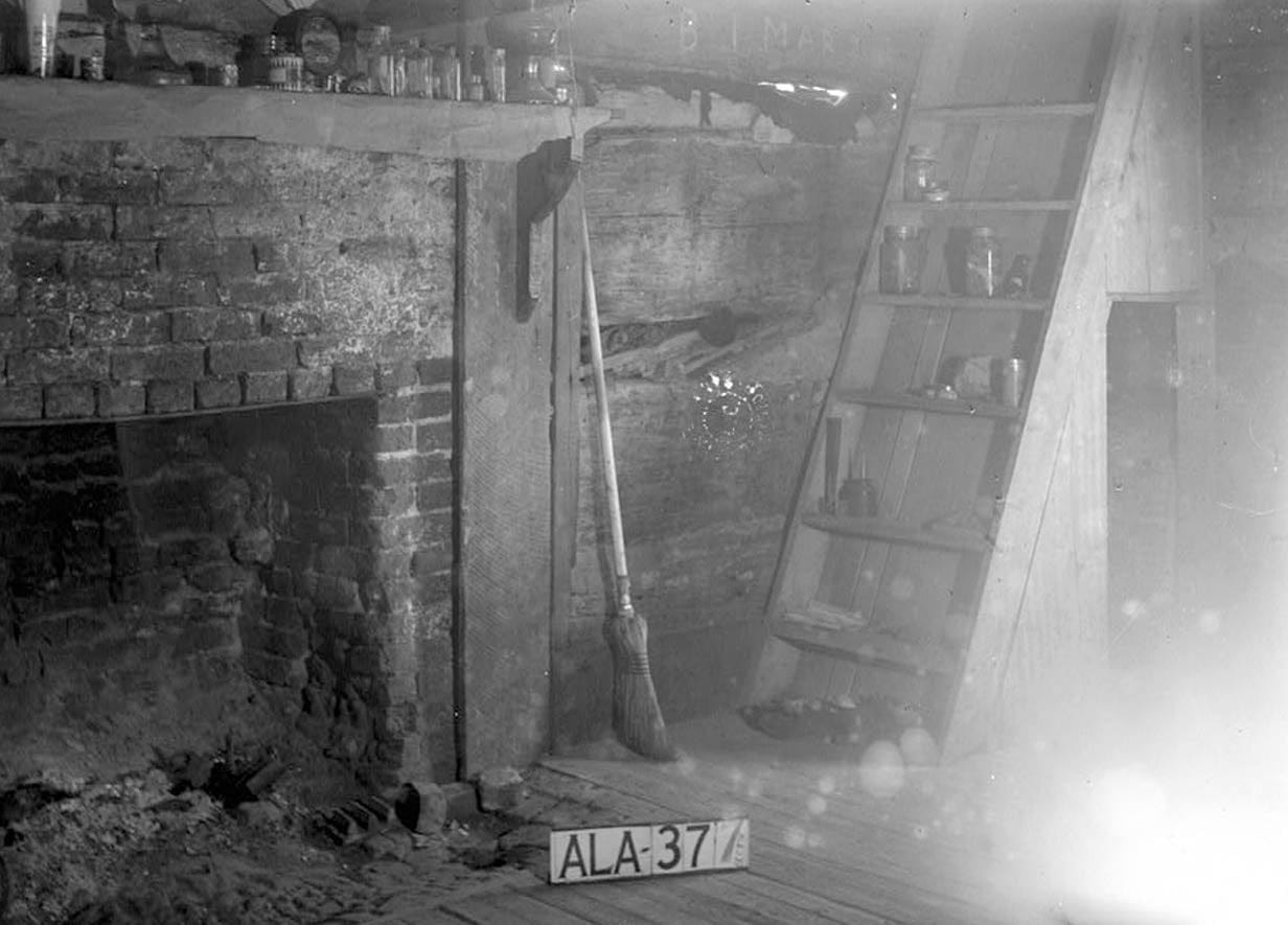 Historic Photo : Taylor-Cunningham House (first), Bellevue Road, Rogersville, Lauderdale County, AL 1 Photograph