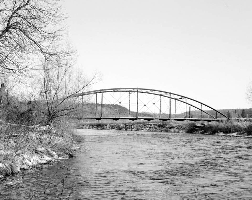 Historic Photo : Freeport Bridge, Spanning Upper Iowa River, Decorah, Winneshiek County, IA 1 Photograph
