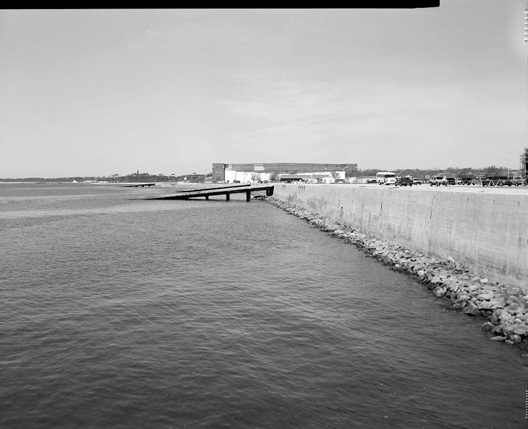 Historic Photo : U.S. Naval Air Station, Sea Plane Ramp, Pensacola, Escambia County, FL 2 Photograph