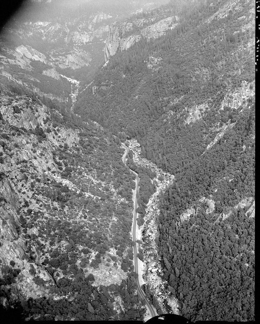 Historic Photo : Yosemite National Park Roads & Bridges, Yosemite Village, Mariposa County, CA 12 Photograph