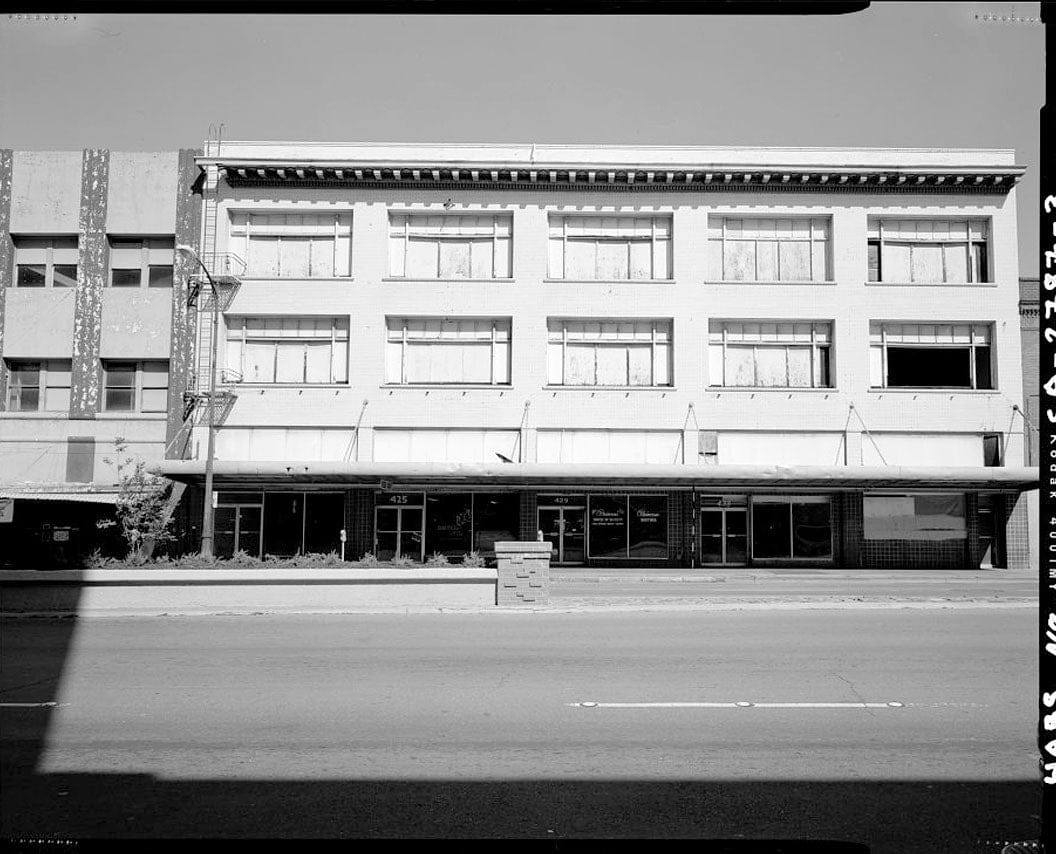 Historic Photo : Douglass-Wilhoit Building, 425-437 East Weber Avenue, Stockton, San Joaquin County, CA 2 Photograph