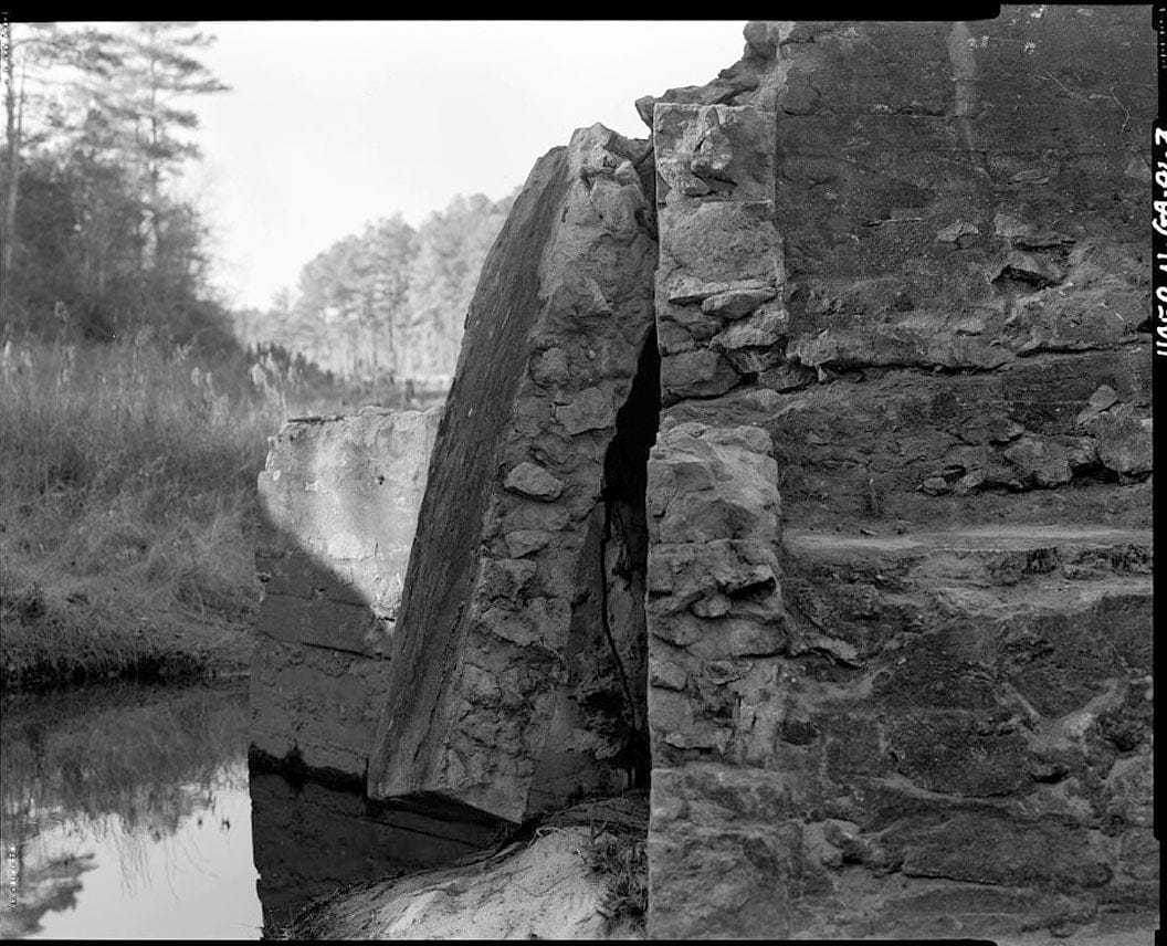 Historic Photo : Silas C. Read Sawmill, Outlet of Maxwell Lake near North Range Road, Fort Gordon, Richmond County, GA 5 Photograph