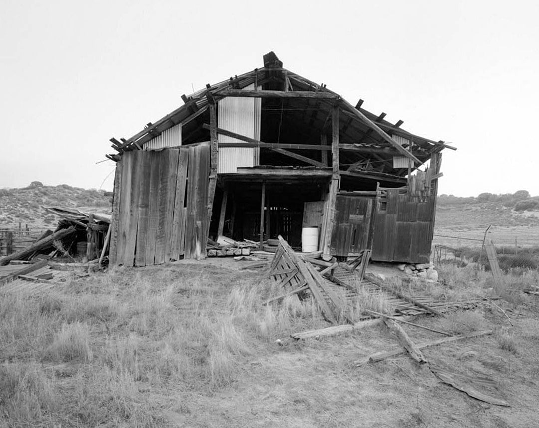 Historic Photo : Warner Ranch, Barn-Trading Post, San Felipe Road (State Highway S2), Warner Springs, San Diego County, CA 1 Photograph
