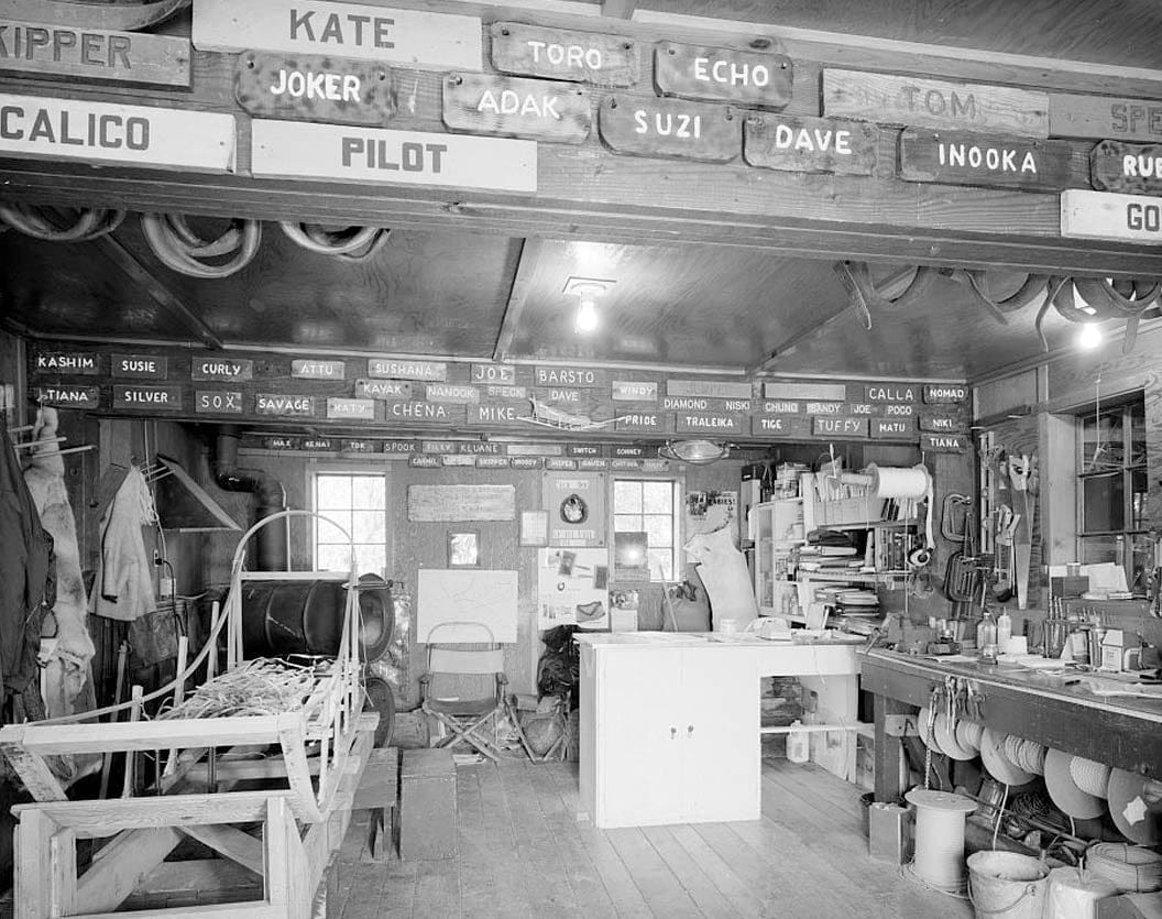Historic Photo : Mount McKinley Headquarters, Dog Feed Cache & Sled Storage, Cantwell, Denali Borough, AK 3 Photograph