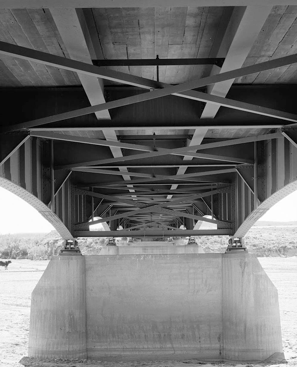 Historic Photo : Rio Puerco Bridge, Mainline Road, spanning Rio Puerco, Holbrook, Navajo County, AZ 6 Photograph