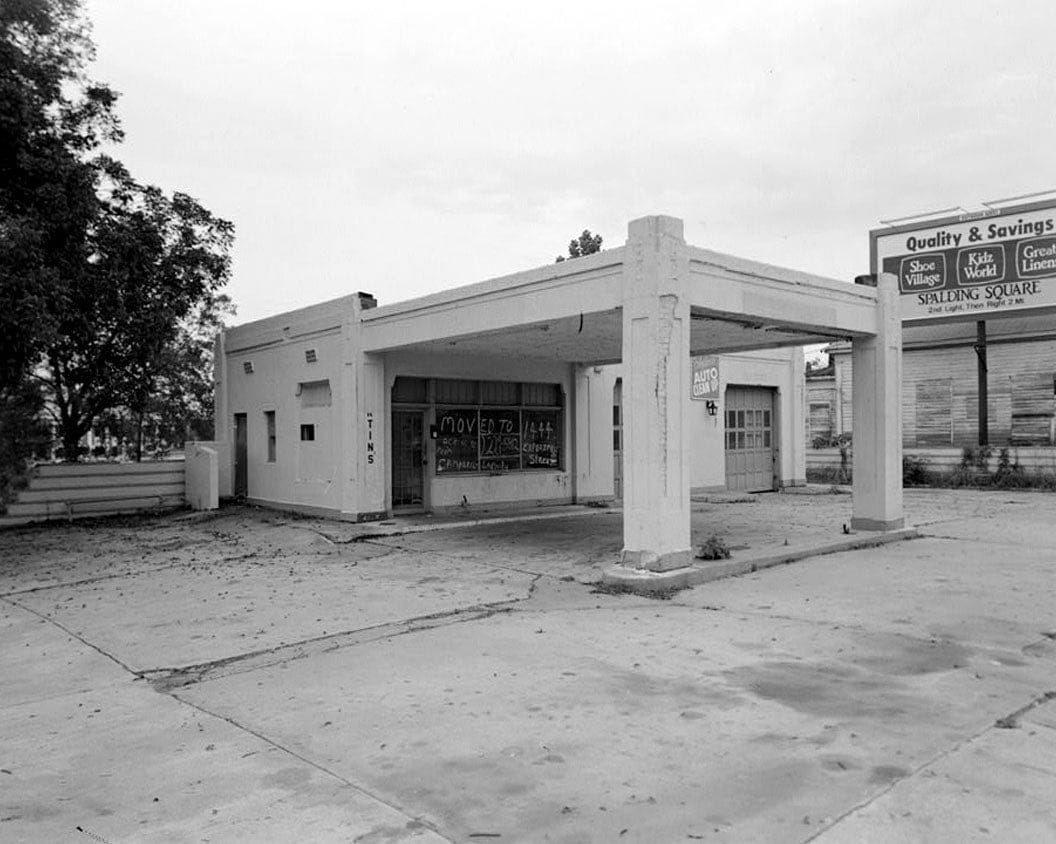 Historic Photo : Jack Collins Texaco Station, 223 West Taylor Street, Griffin, Spalding County, GA 1 Photograph