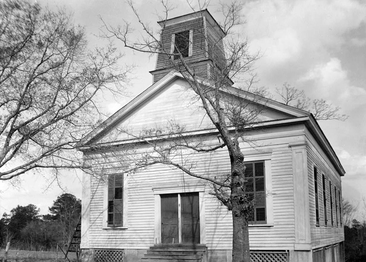 Historic Photo : Methodist Episcopal Church, College Street, Summerfield, Dallas County, AL 1 Photograph