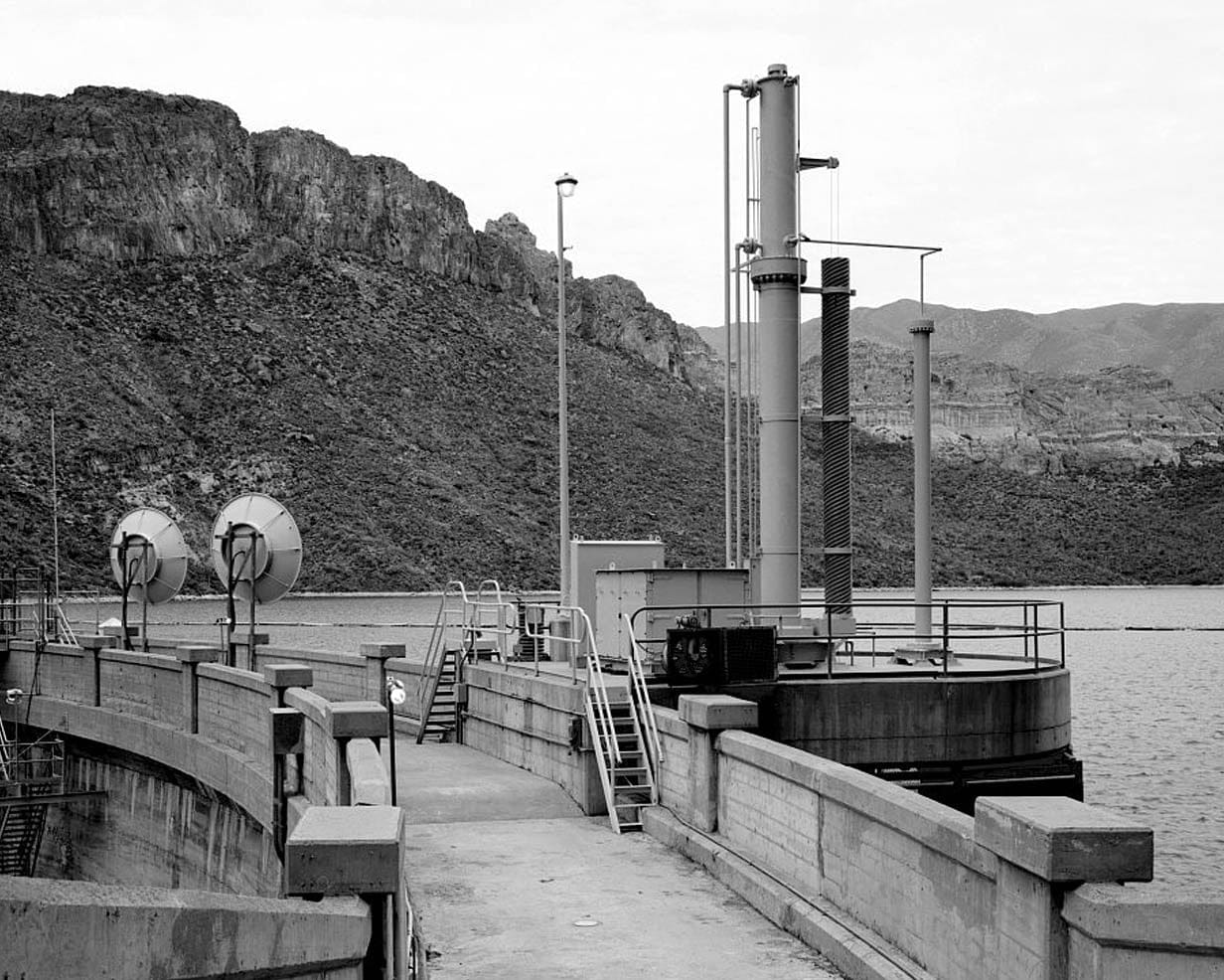 Historic Photo : Horse Mesa Dam, Salt River, 65 miles East of Phoenix, Phoenix, Maricopa County, AZ 6 Photograph