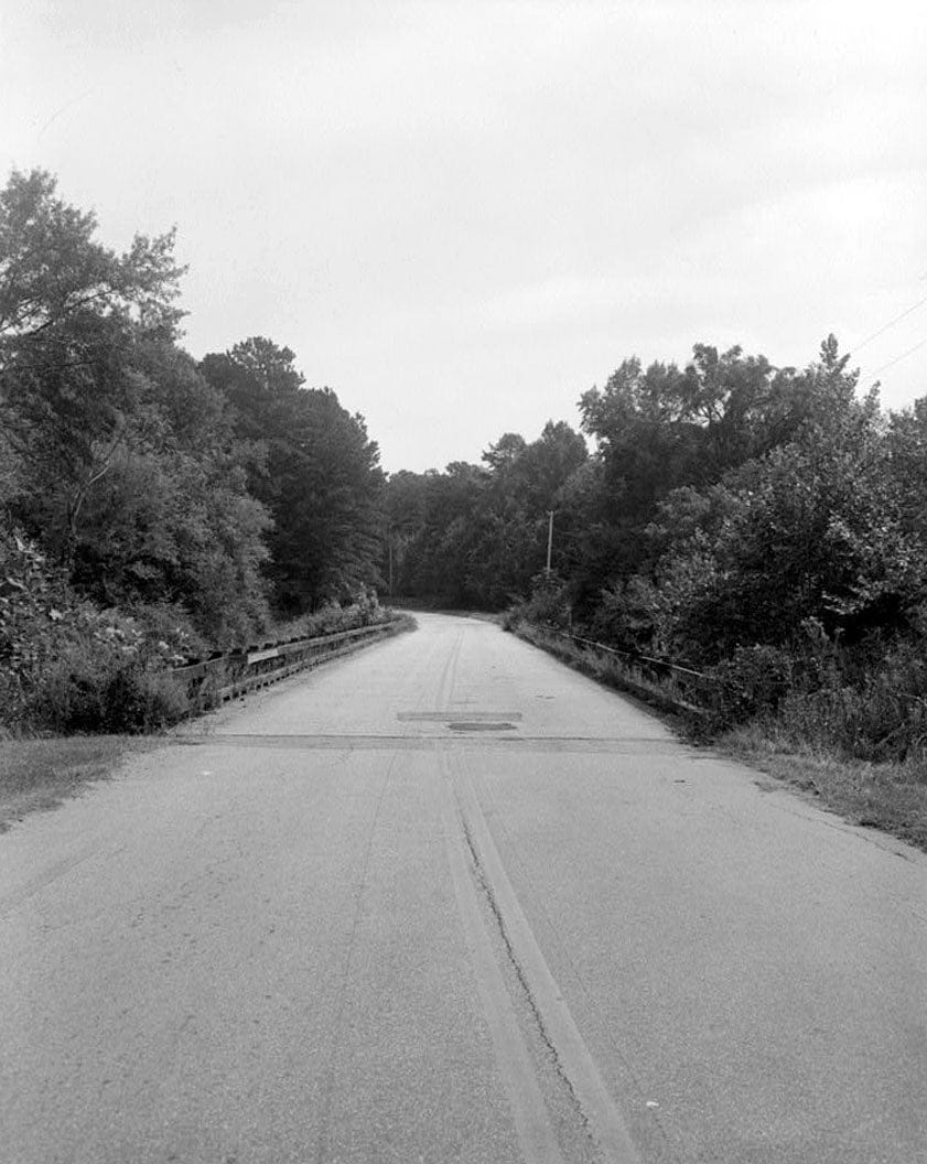 Historic Photo : Georgia DOT Bridge No. 145/01427/F/00050E, Spanning Long Cane Creek at County Road 29, Pine Lake, Harris County, GA 2 Photograph
