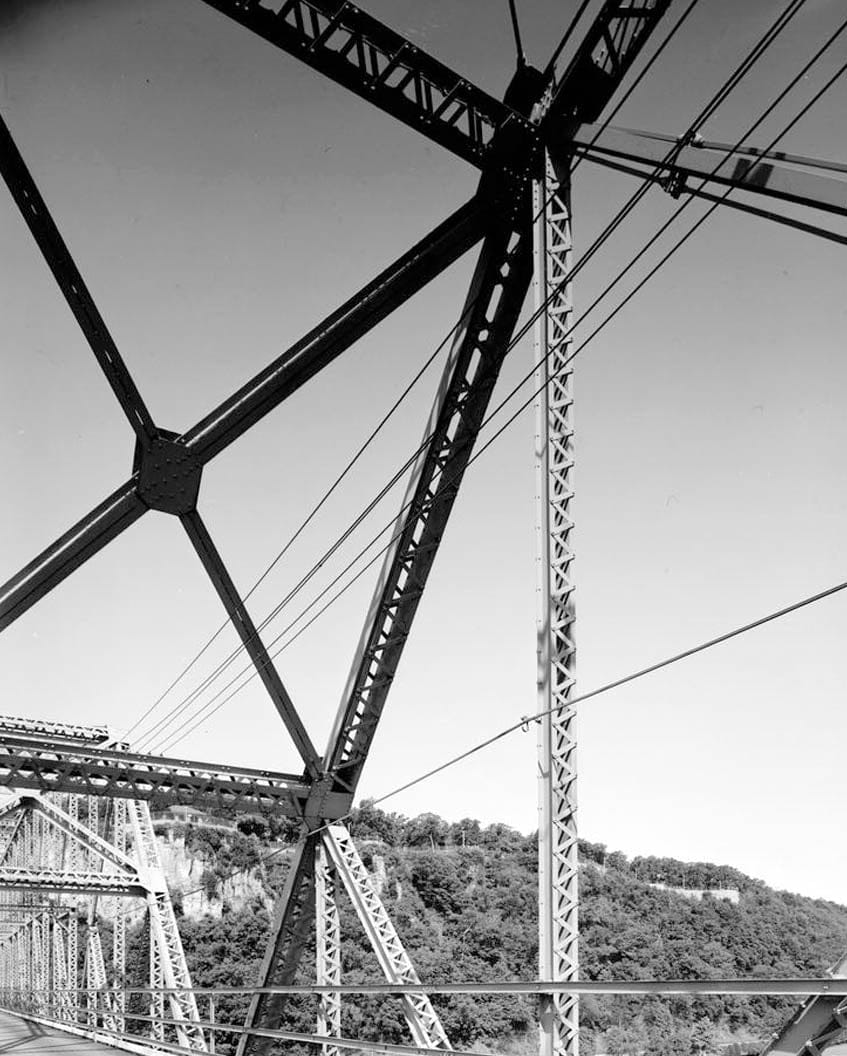 Historic Photo : Eagle Point Bridge, Dubuque, Dubuque County, IA 52 Photograph
