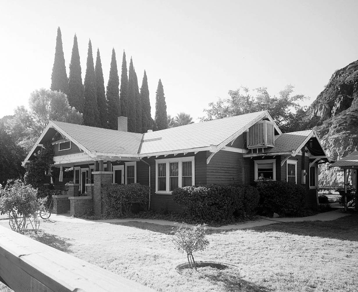 Historic Photo : Arizona Copper Company, Chief Engineer's House, Park Avenue, Clifton, Greenlee County, AZ 1 Photograph
