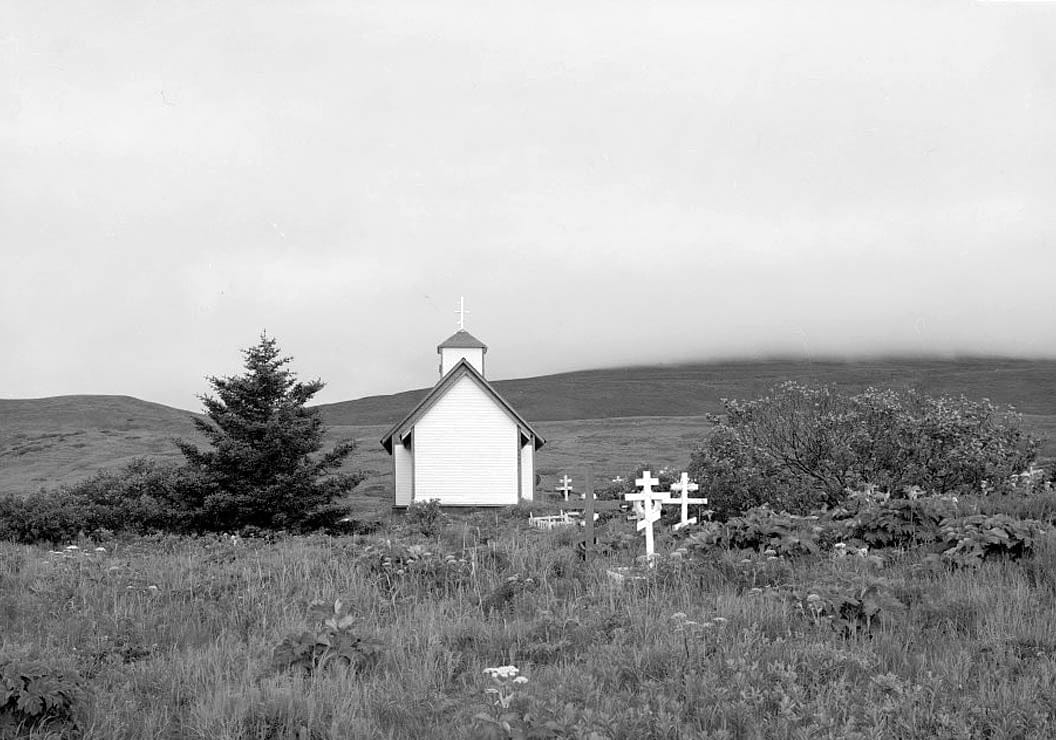 Historic Photo : Protection of the Holy Thestokos Russian Orthodox Church, Kodiak Island, Akhiok, Kodiak Island Borough, AK 1 Photograph