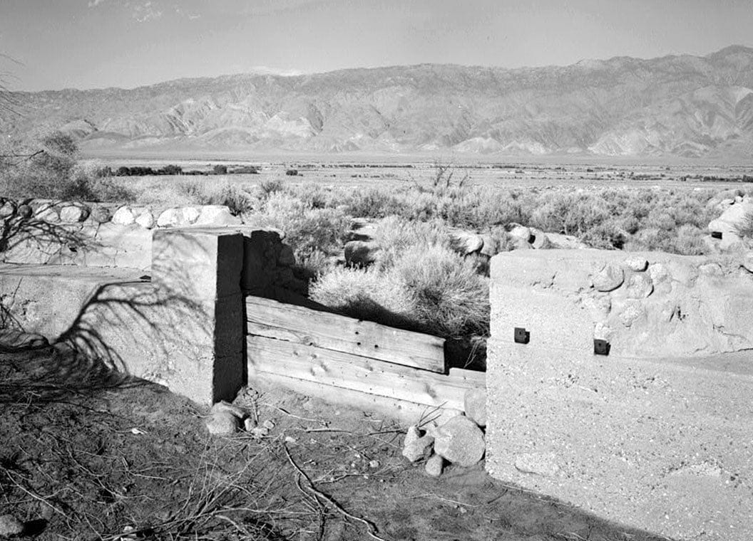Historic Photo : Manzanar War Relocation Center, Reservoir, Independence, Inyo County, CA 2 Photograph