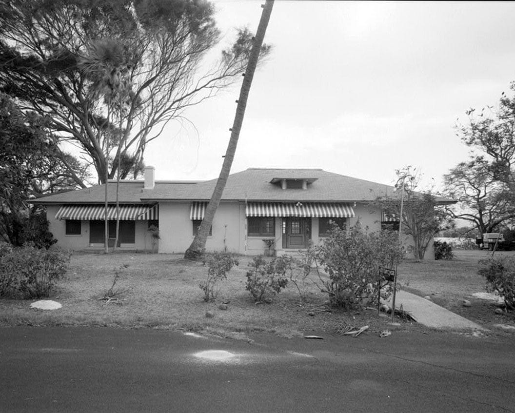 Historic Photo : Naval Magazine Lualualei, West Loch Branch, Officer's Quarters, End of B Avenue, Pearl City, Honolulu County, HI 2 Photograph