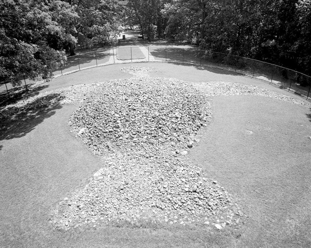 Historic Photo : Rock Eagle Mound, Rock Eagle State Park, U.S. Route 441, Eatonton, Putnam County, GA 1 Photograph