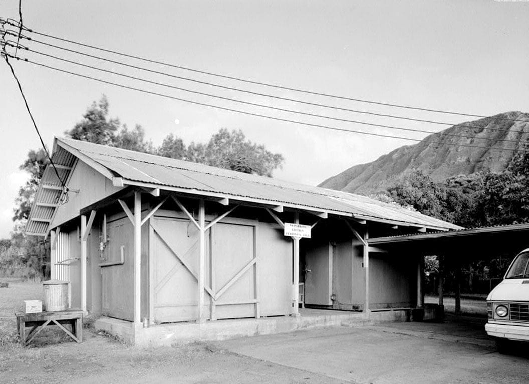 Historic Photo : Staff Row, Freezer Shelter, Moloka'i Island, Kalaupapa, Kalawao County, HI 1 Photograph